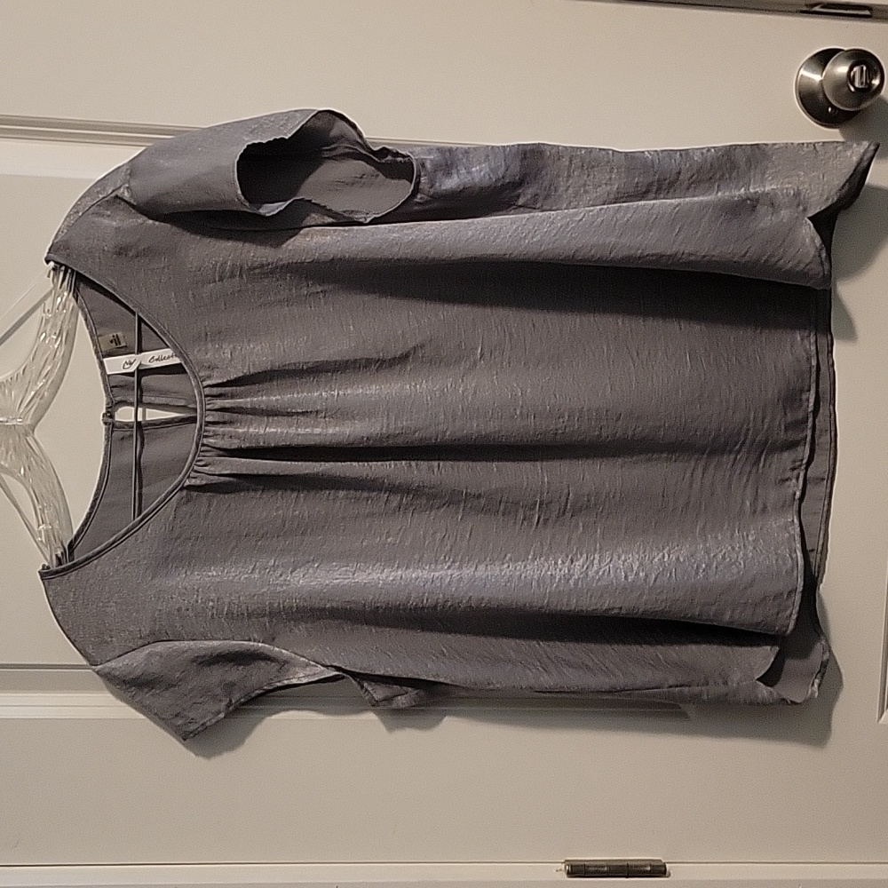 NY Collection short sleeve blouse